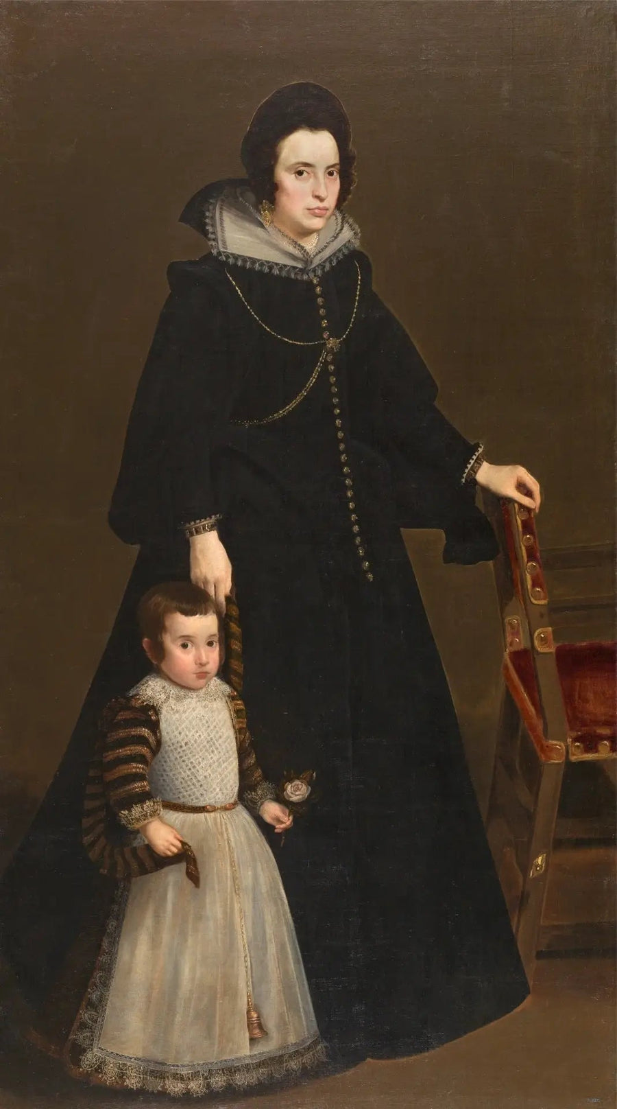 Doña Antonia de Ipeñarrieta y Galdós og sønn Luis - Diego Velázquez