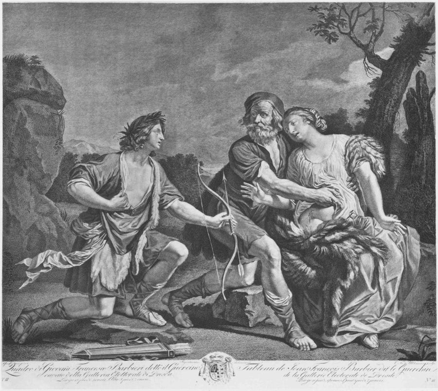 Dorinda, Silvio og Linco - Guercino