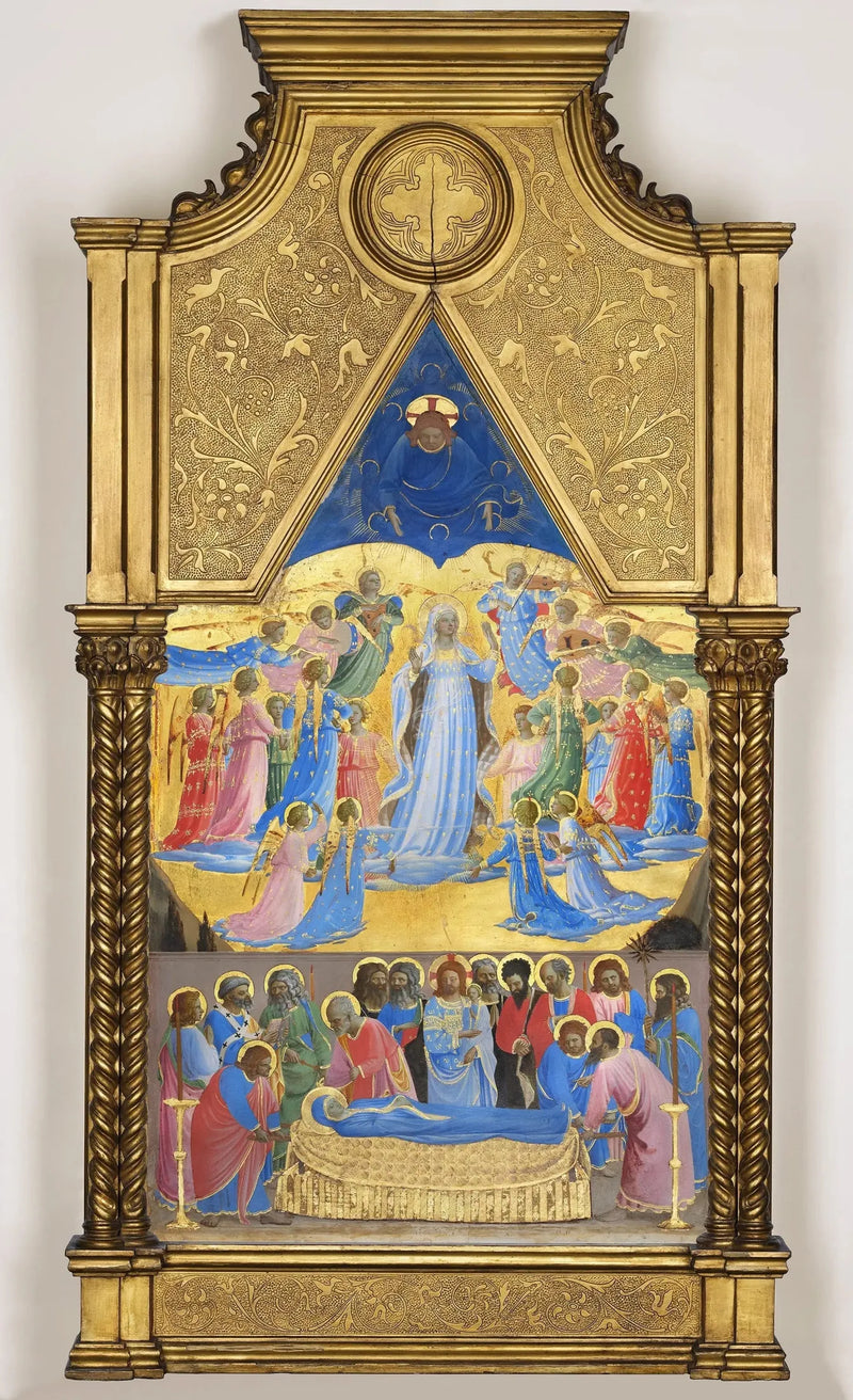Jomfru Marias Hvilning og Himmelfart - Fra Angelico

Source:
Dormition et Assomption de la Vierge - Fra Angelico