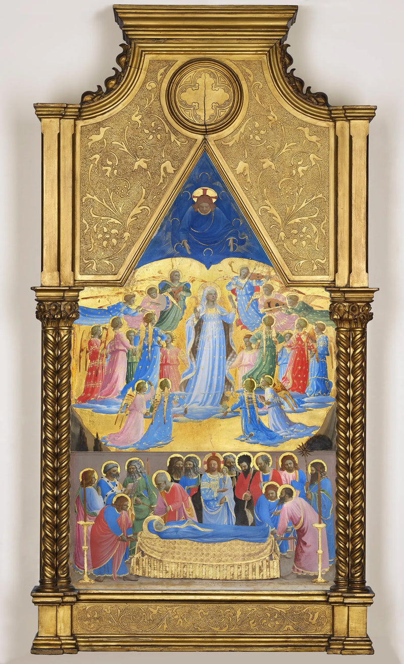 Jomfru Marias Hvilning og Himmelfart - Fra Angelico

Source:
Dormition et Assomption de la Vierge - Fra Angelico
