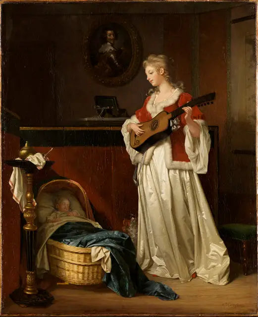 Dors barnet mitt - Jean-Honoré Fragonard