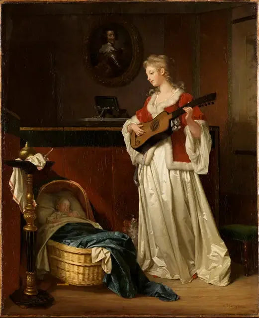 Dors barnet mitt - Jean-Honoré Fragonard
