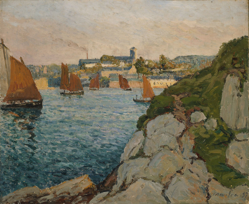 Douarnenez, den opplyste byen - Maxime Maufra