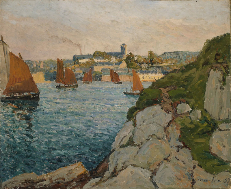 Douarnenez, den opplyste byen - Maxime Maufra
