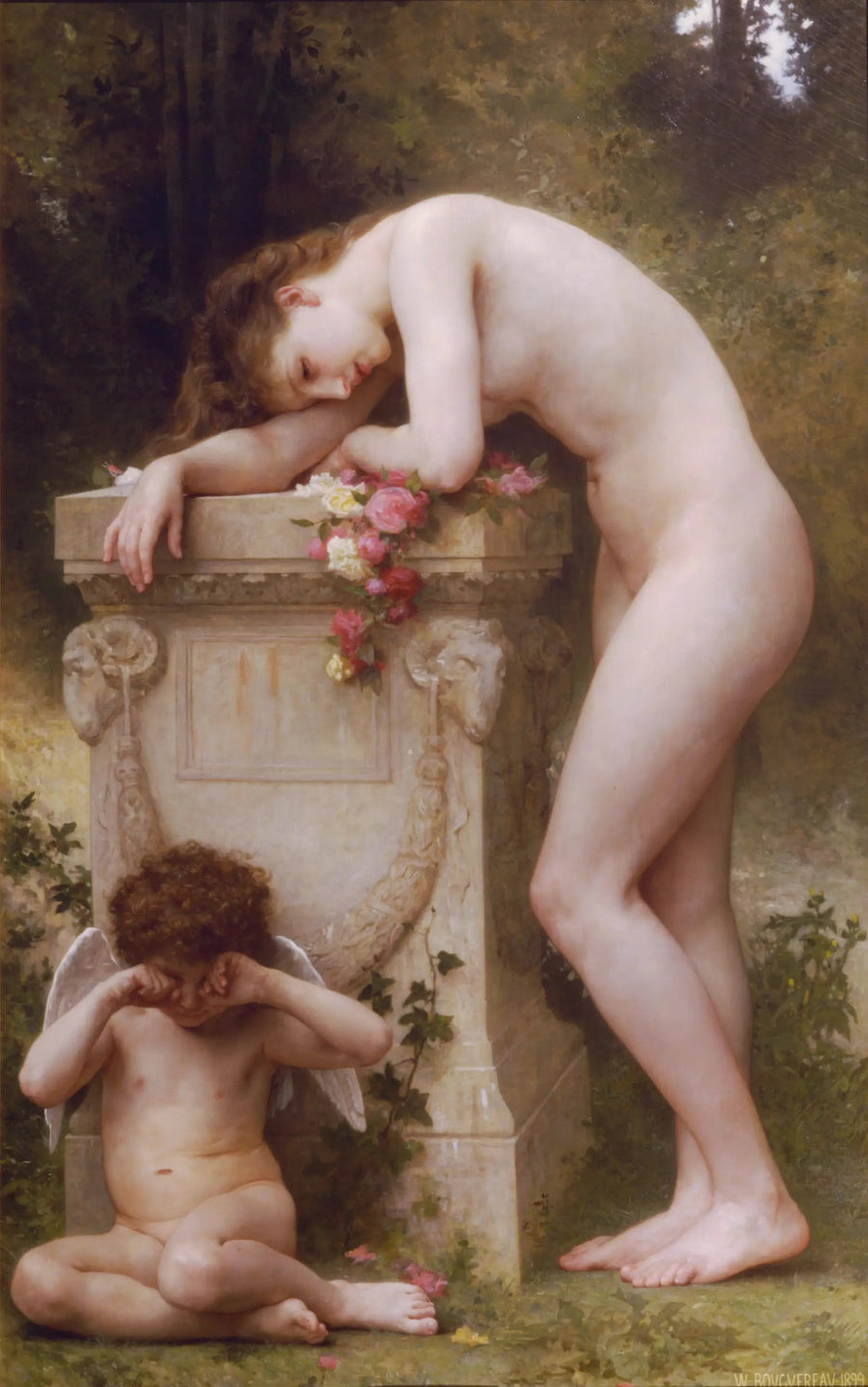 Kjærlighetens smerte - Bouguereau