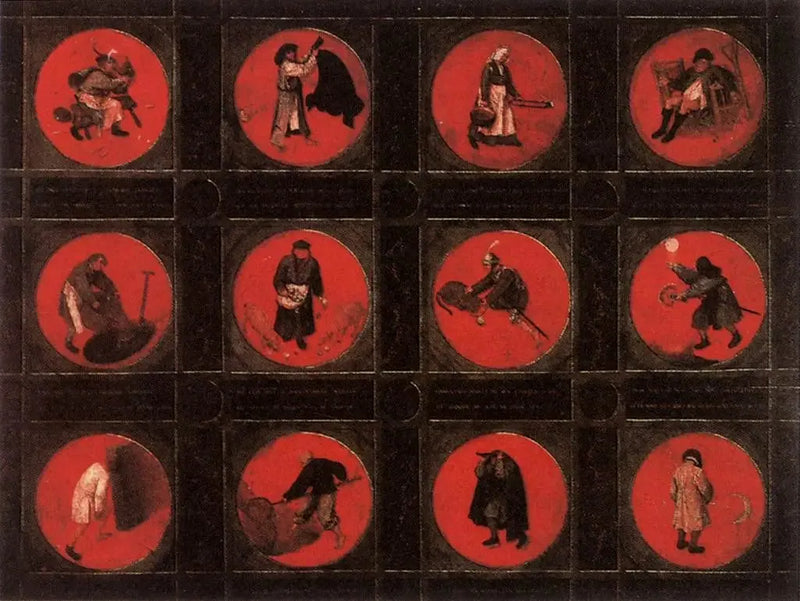 Tolv flamske ordtak - Pieter Brueghel den eldre