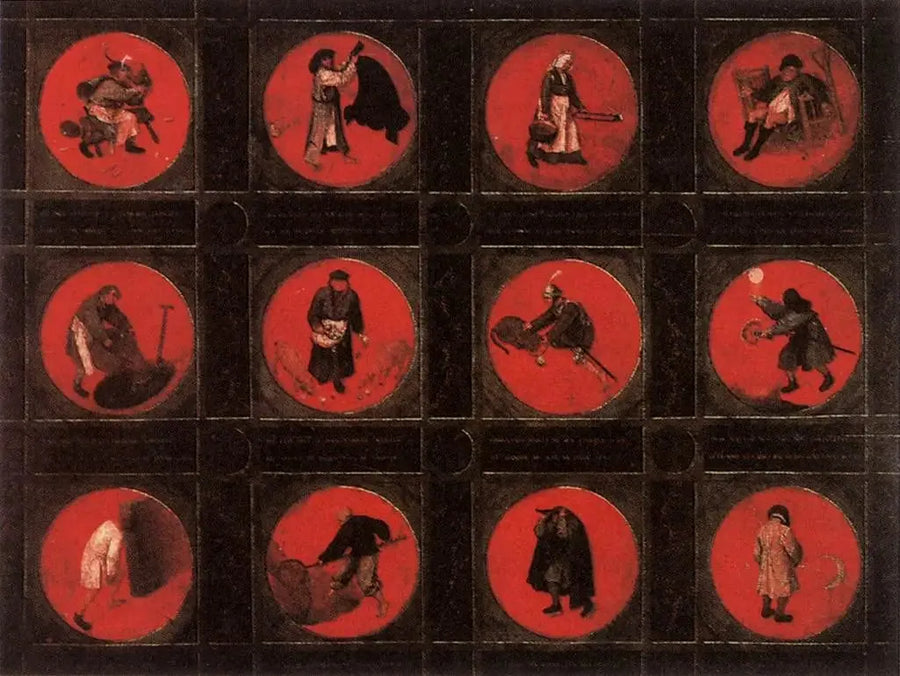 Tolv flamske ordtak - Pieter Brueghel den eldre