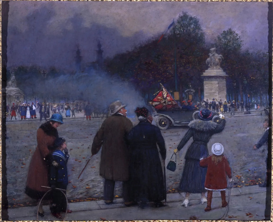 Tysk flagg båret ved Invalides - Jean Béroud

Source:
Drapeau allemand porté aux Invalides - Jean Béraud