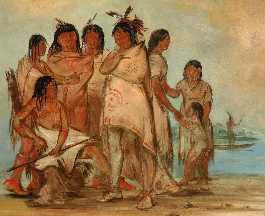 Du-cór-re-a, leder av stammen, og hans familie - George Catlin

Source:
Du-cór-re-a, chef de la tribu, et sa famille - George Catlin