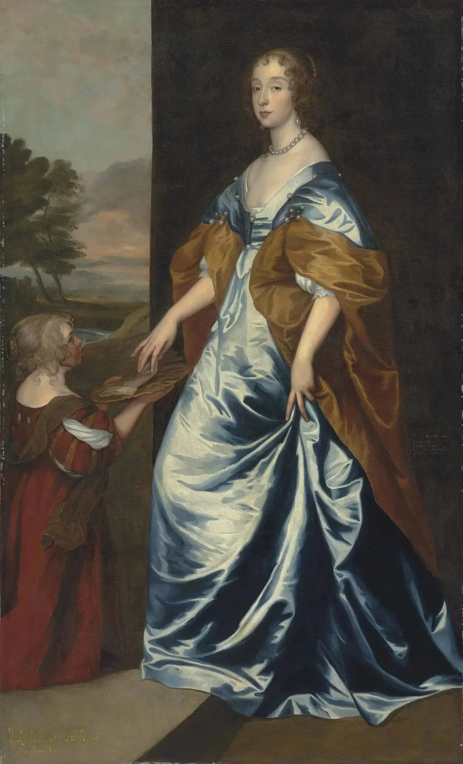 Duchesse de Lennox og Richmond (1622-1685) med sin kammerpike, dvergen, Anne Shepherd - Antoine van Dyck

Source:
Duchesse de Lennox et Richmond (1622-1685) avec sa femme de chambre, la naine, Anne Shepherd - Antoine van Dyck