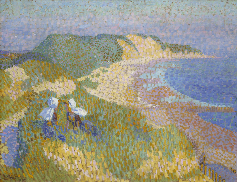 Düner og sjø ved Zoutelande - Jan Toorop