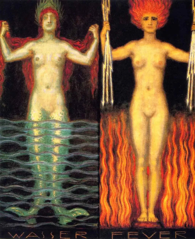 Vann og Ild - Franz Von Stuck