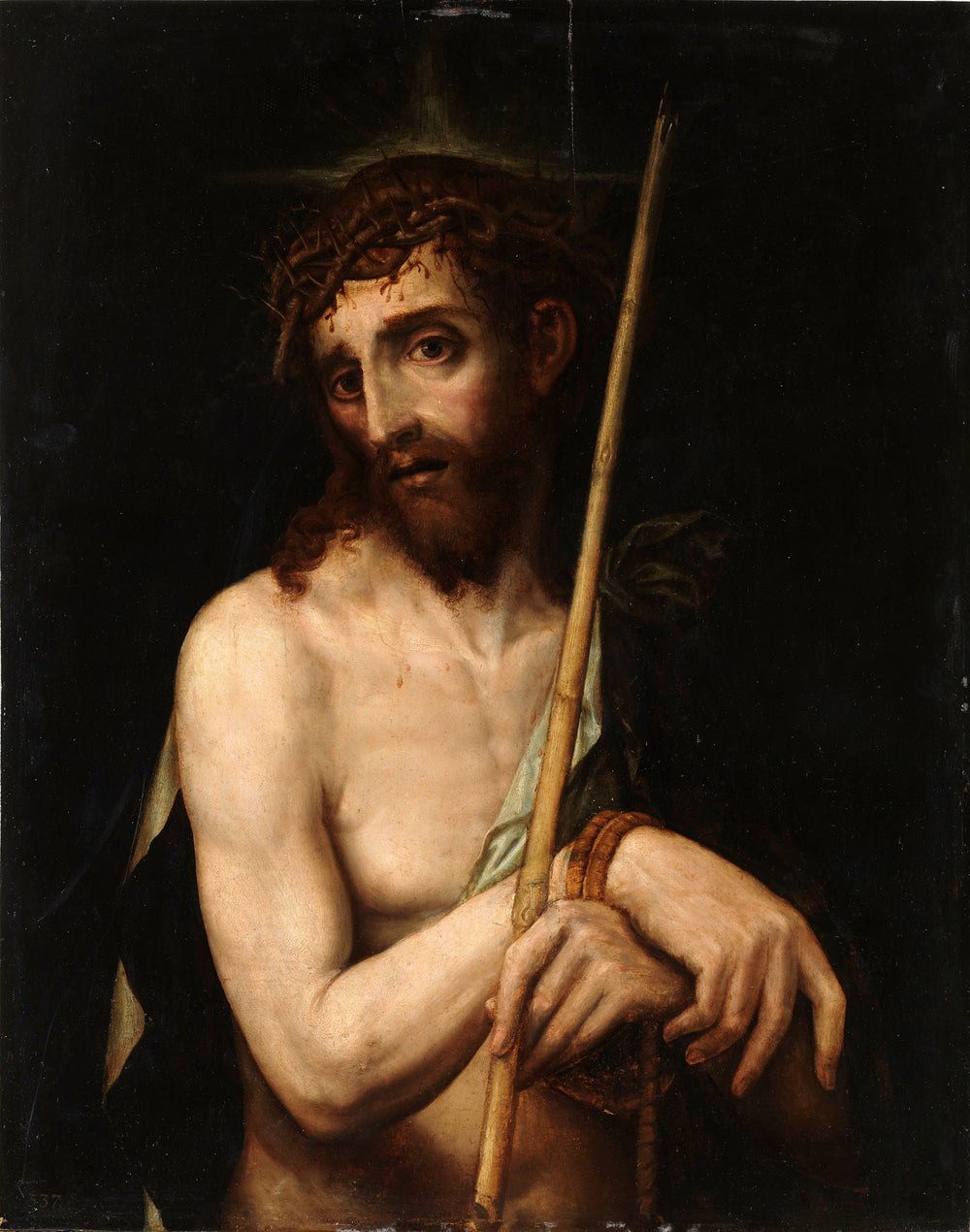 Ecce Homo - Luis de Morales image 1 copie de tableau peinte à la main