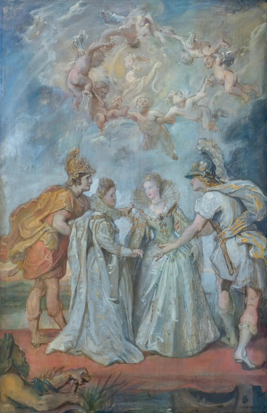 Familiebytte av prinsesser mellom Spania og Frankrike 9. november 1615 - Peter Paul Rubens