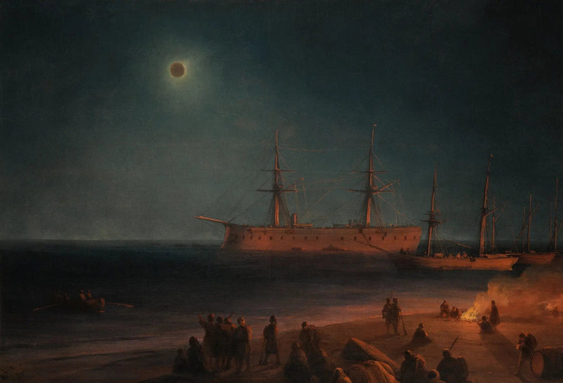 Solformørkelse i Feodosia - Ivan Aivazovskij

Source:
Éclipse solaire à Feodosia - Ivan Aïvazovski