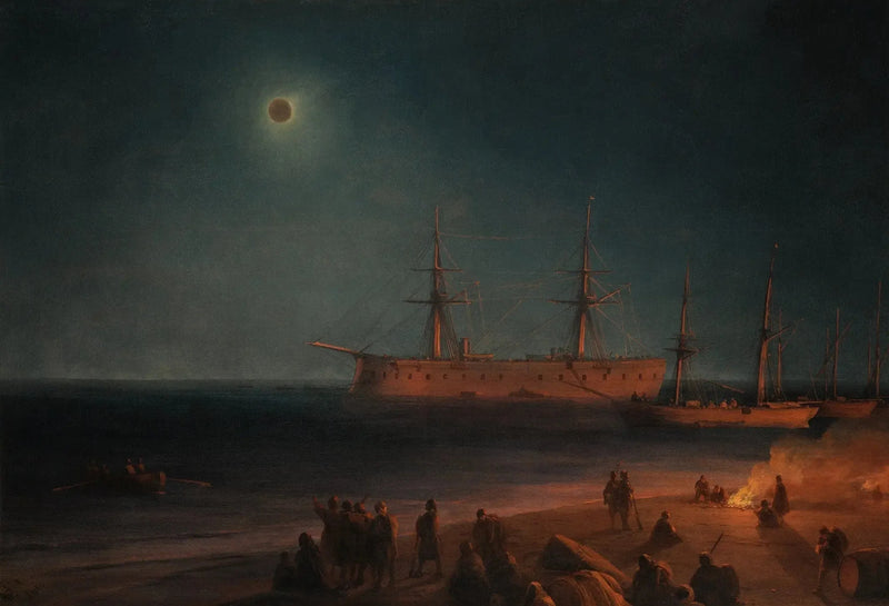 Solformørkelse i Feodosia - Ivan Aivazovskij

Source:
Éclipse solaire à Feodosia - Ivan Aïvazovski