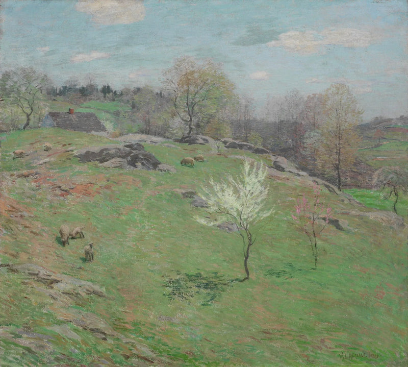 Knoppens utbrudd - Willard Metcalf