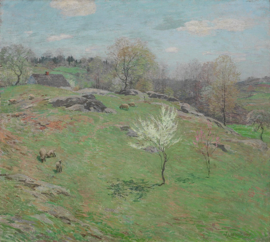 Knoppens utbrudd - Willard Metcalf