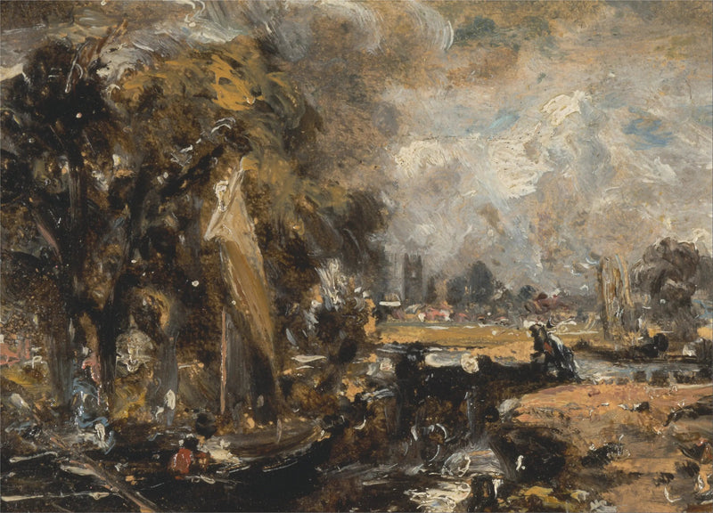 Dedham-slusen - John Constable