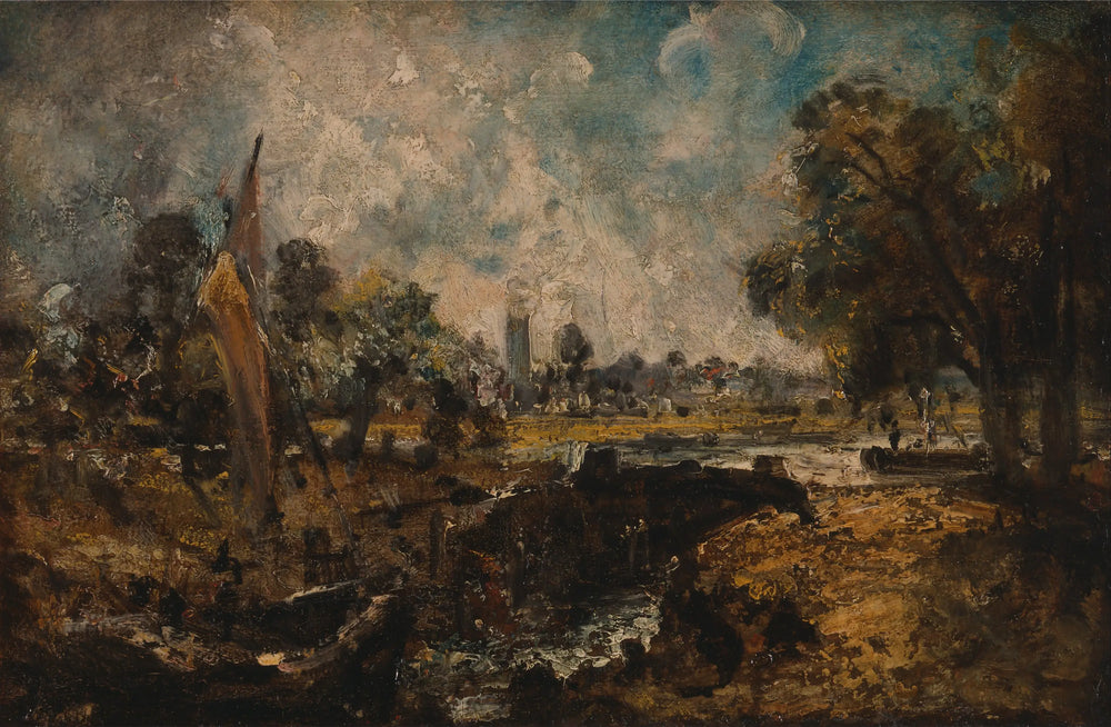 Écluse de Dedham - John Constable - Alpha Reproduction