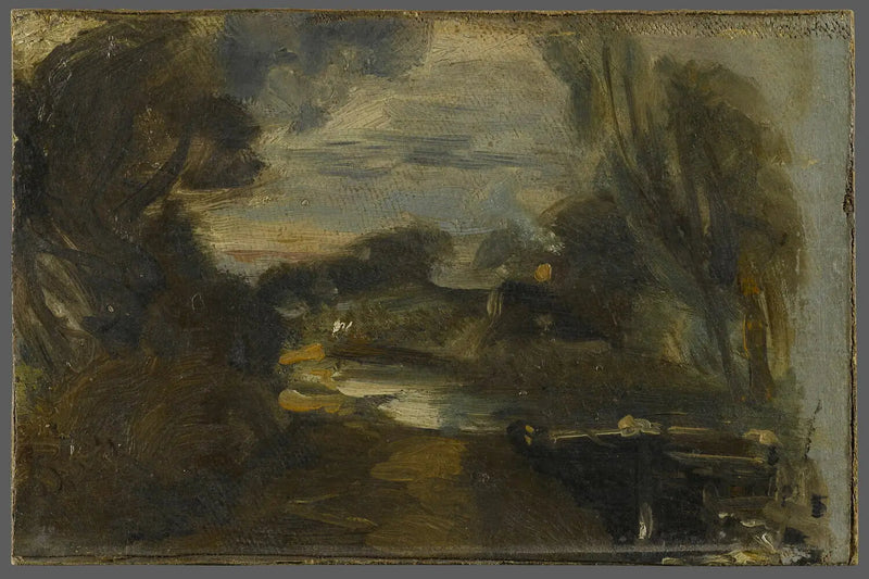 Sluse på elven Stour - John Constable