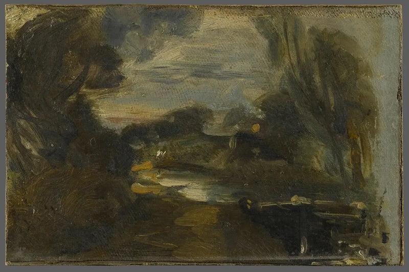 Sluse på elven Stour - John Constable