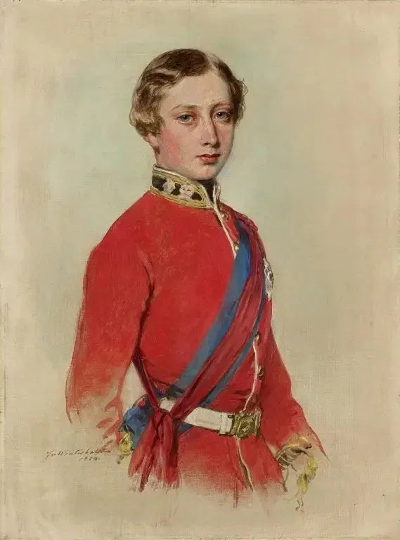 Édouard VII (1841-1910) da han var prins av Wales - Franz Xaver Winterhalter

Source:
Édouard VII (1841-1910) alors prince de Galles - Franz Xaver Winterhalter