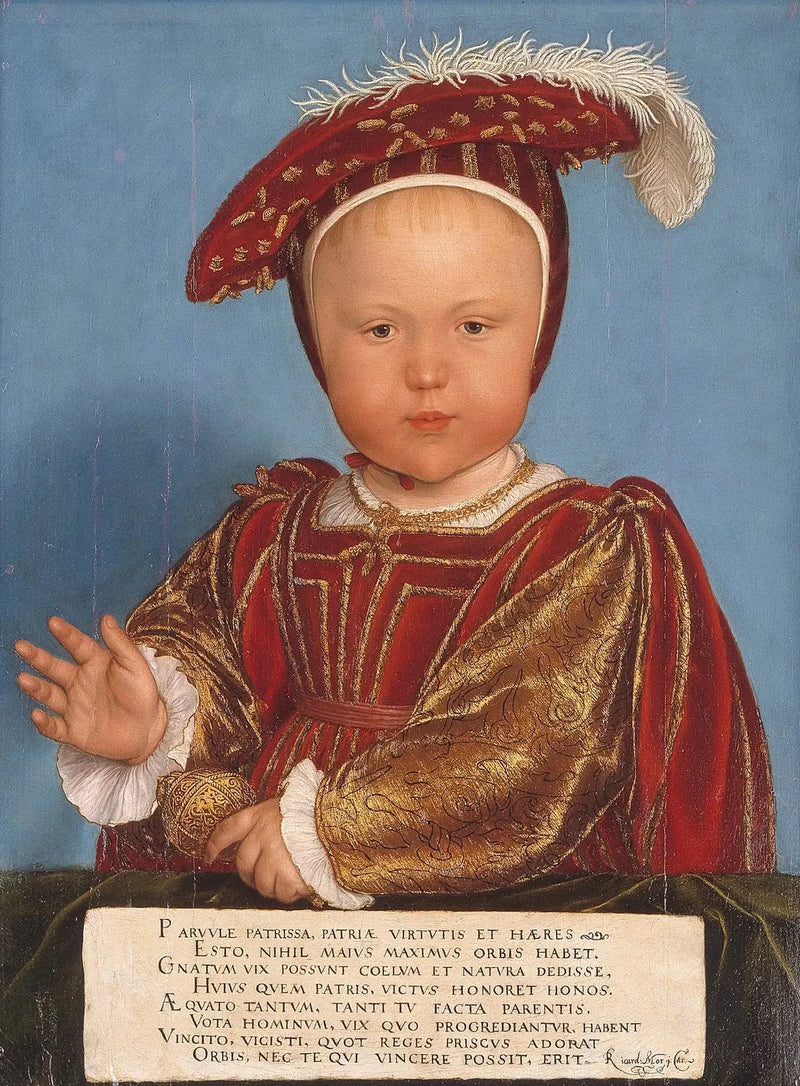 Edward, Prins av Wales, senere Konge Edward VI - Hans Holbein den Yngre