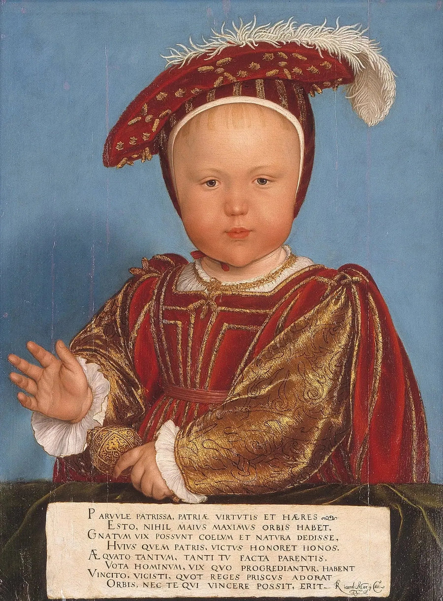 Edward, Prins av Wales, senere Konge Edward VI - Hans Holbein den Yngre