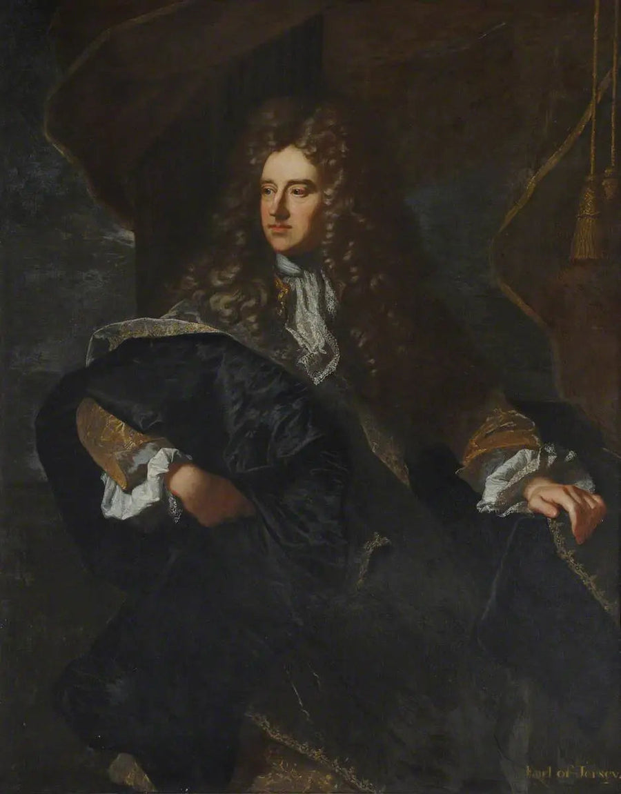 Edward Villiers (1655–1711), jarl av Jersey, marskalkridder av det kongelige hoff og diplomat - Hyacinthe Rigaud