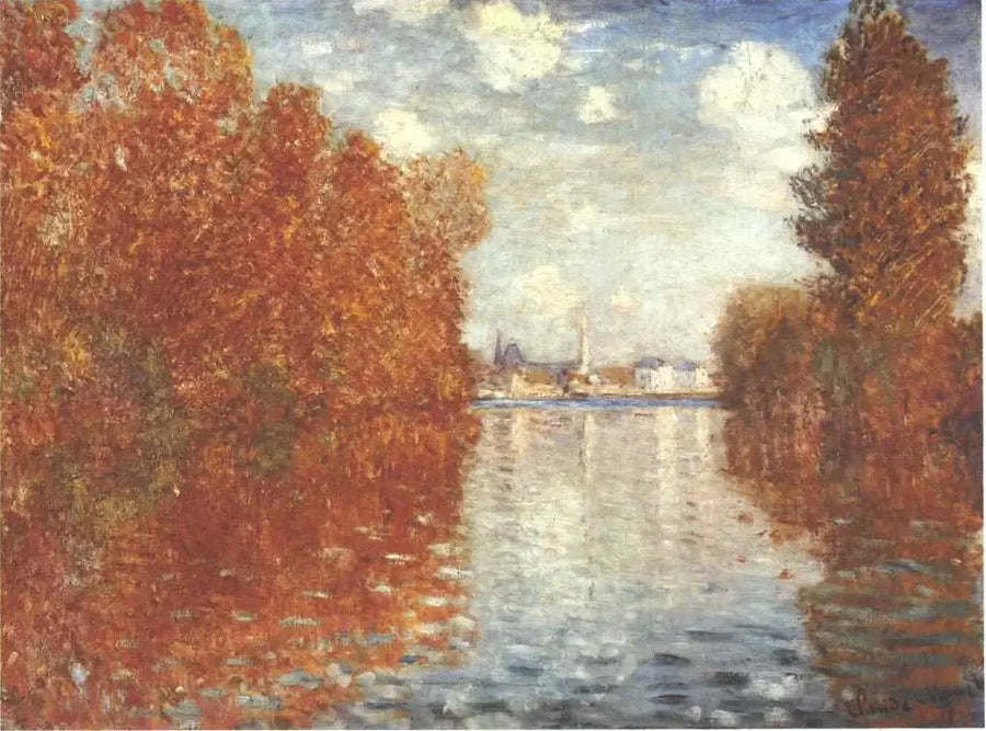 Høsteffekt i Argenteuil W290 - Claude Monet