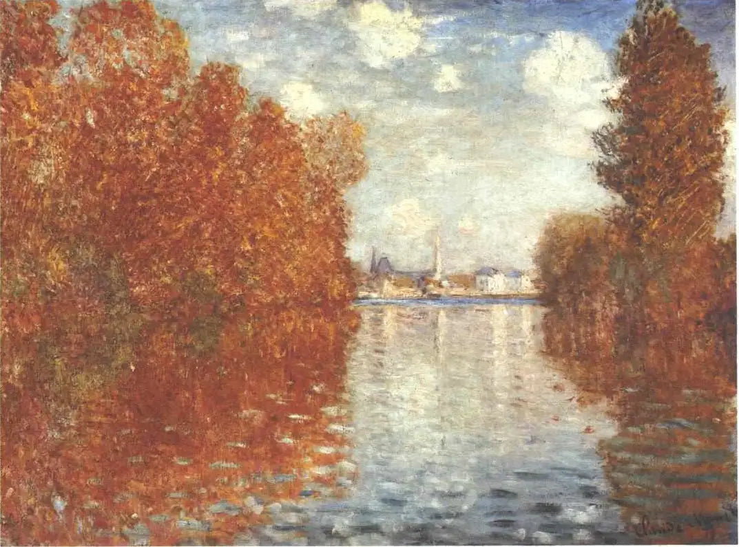 Reproduction du tableau « Effet d'automne à Argenteuil - Claude Monet » par Alpha Reproduction en peinture à l’huile