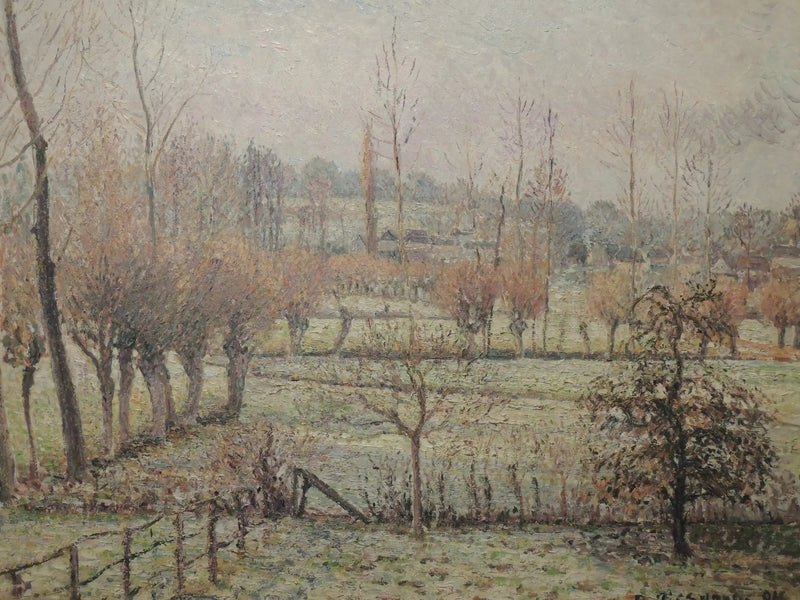 Snøeffekt i Éragny - Camille Pissarro