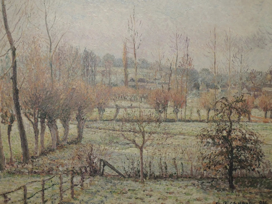 Snøeffekt i Éragny - Camille Pissarro