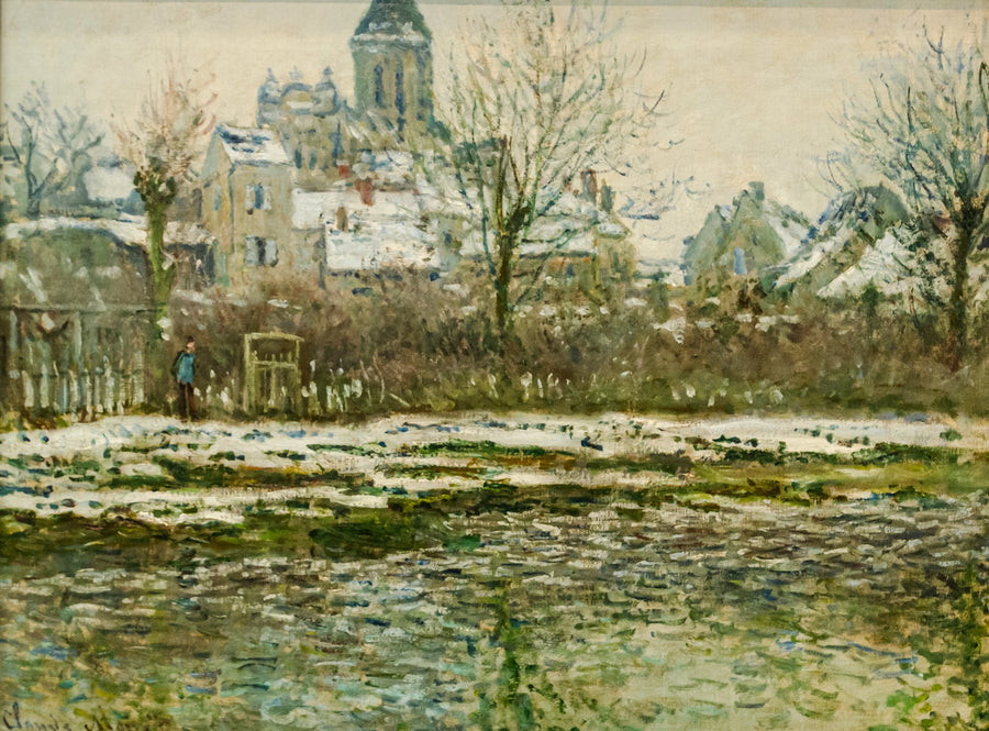 Snøeffekt i Vétheuil, Orsay W506 - Claude Monet