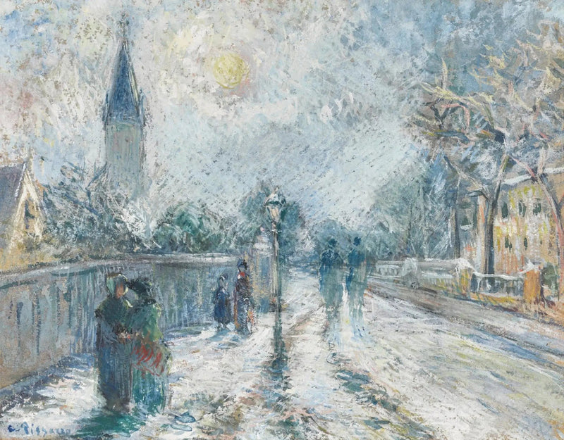 Allehelgens kirke - Camille Pissarro