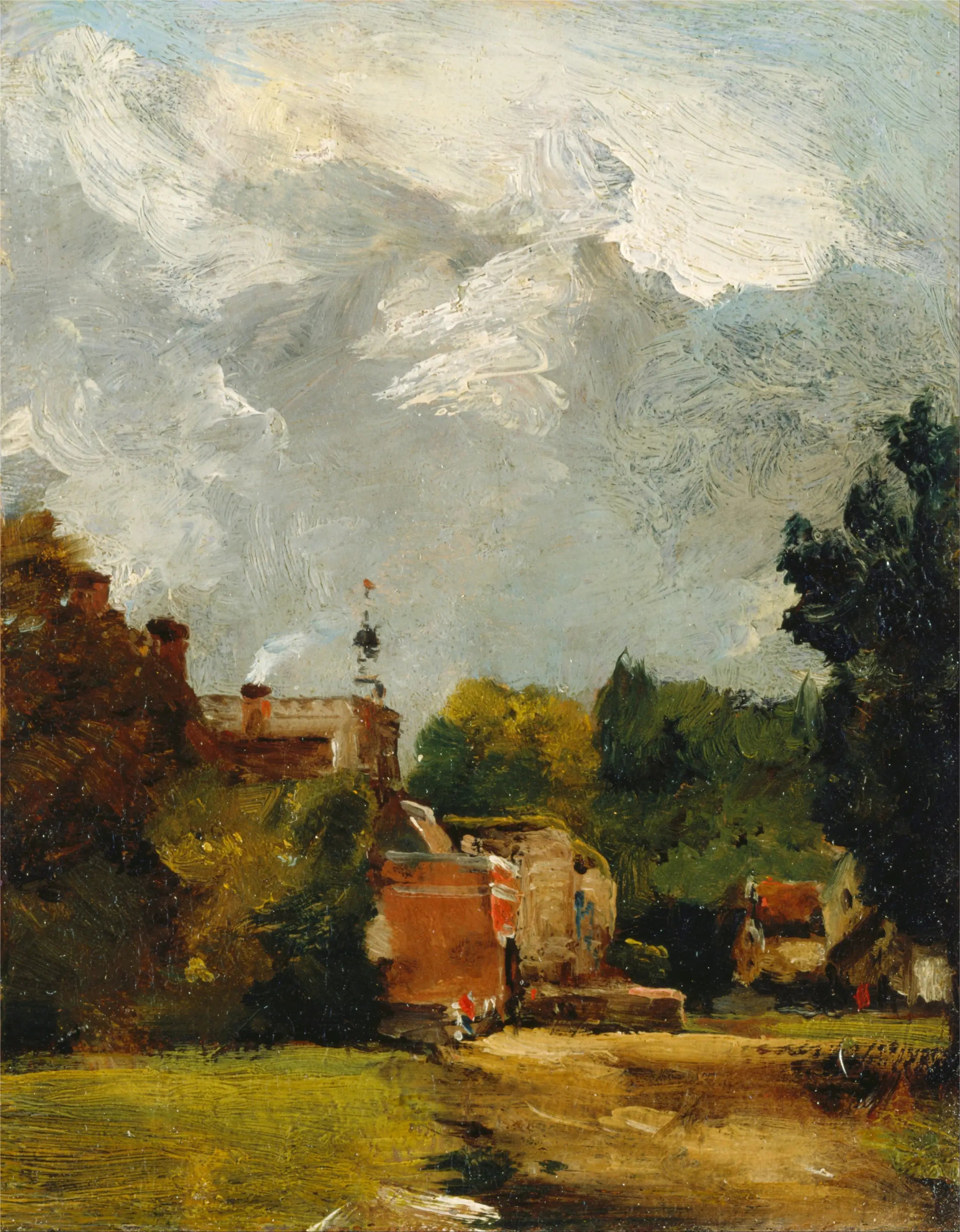 Église d’East Bergholt - John Constable - Alpha Reproduction