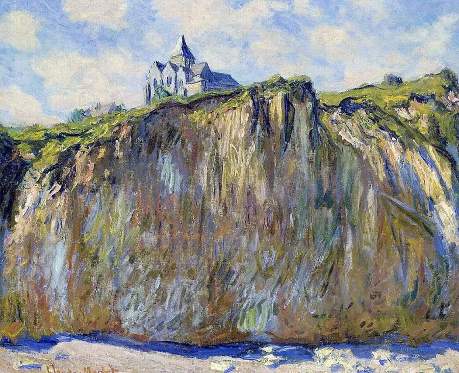 Church of Varengeville, morgeneffekt W795 - Claude Monet