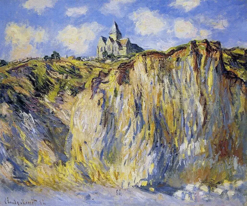 Church of Varengeville, morgeneffekt W794 - Claude Monet