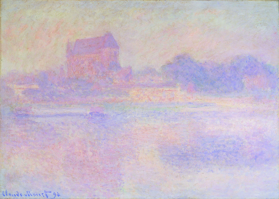 Kirken Vernon, tåke W1390 - Claude Monet