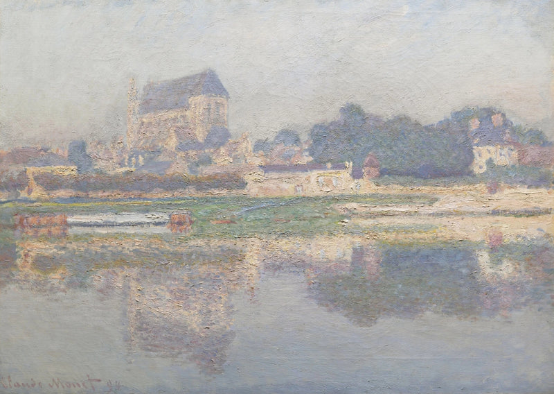 Vernon kirke, sol W1387 - Claude Monet