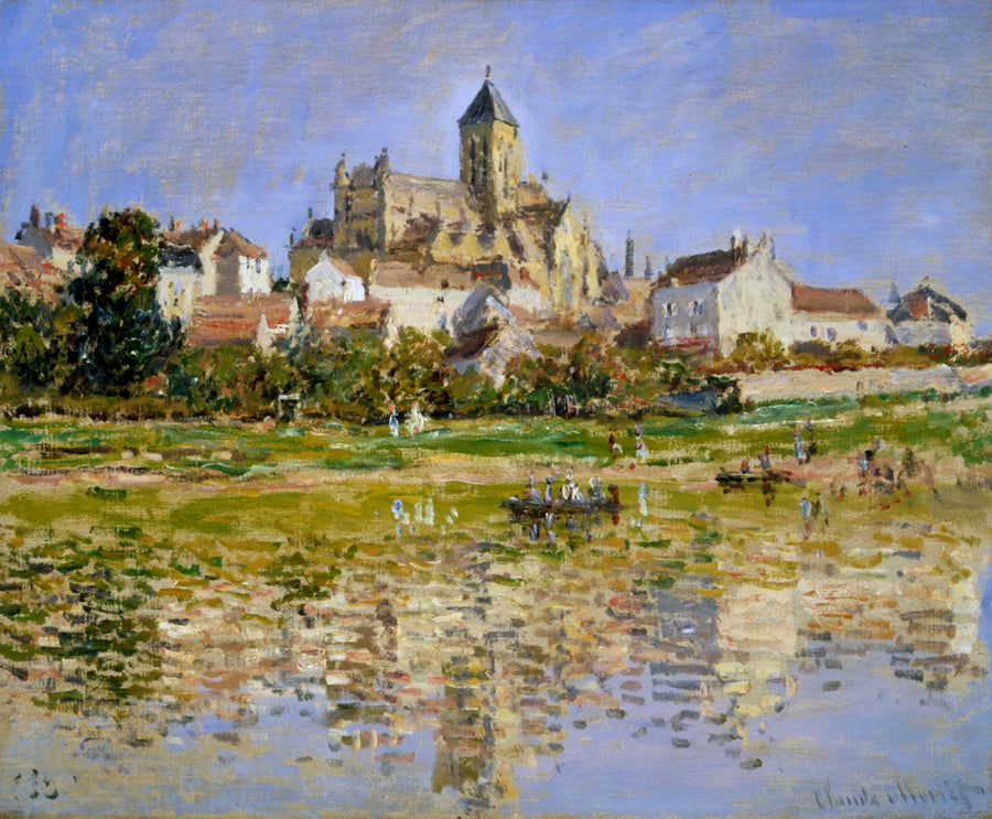 Kirken i Vétheuil - Claude Monet