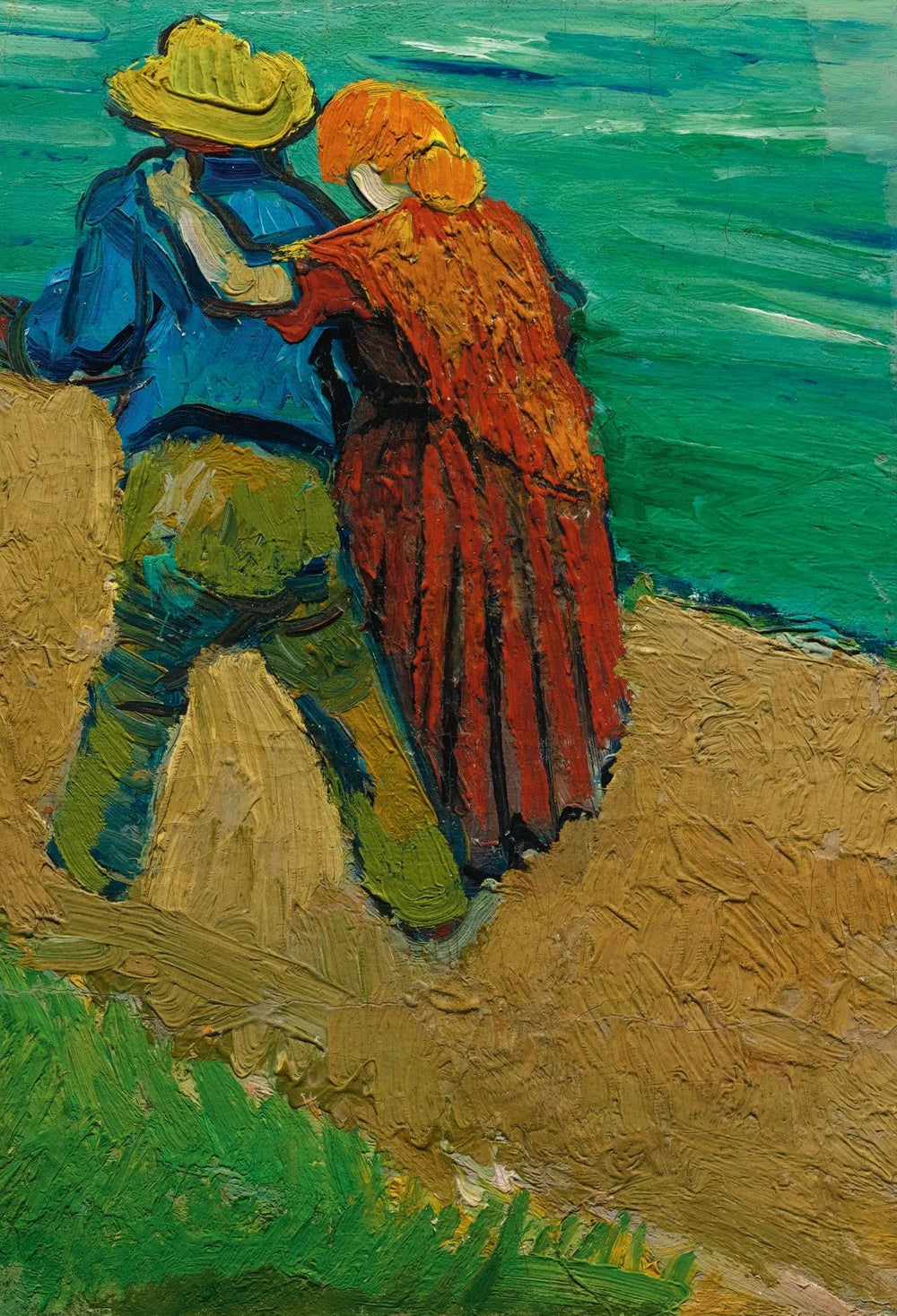 Églogue en Provence - un couple d'amoureux - Vincent van Gogh image 1 reproduction réalisée par Alpha Reproduction