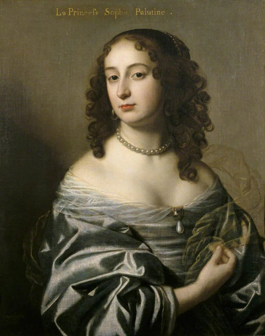 Elektriker Sophie, palatinsk prinsesse, ektefelle av Ernest August, kurfyrste av Hannover (1630-1714) - Gerrit van Honthorst