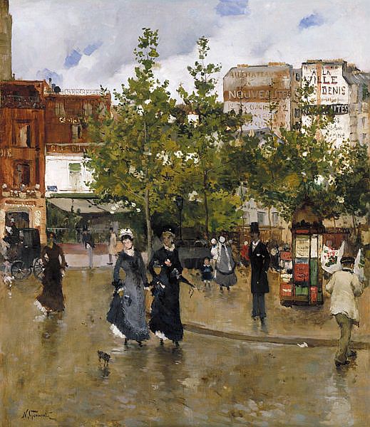 Elegant ved Place Clichy - Norbert Gœneutte