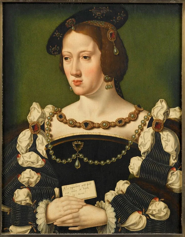Éléonore av Østerrike (1498-1558), dronning av Frankrike - Joos van Cleve