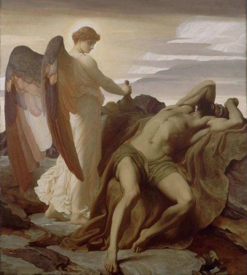 Élie i ørkenen - Frederic Leighton

Source:
Élie dans le désert - Frederic Leighton