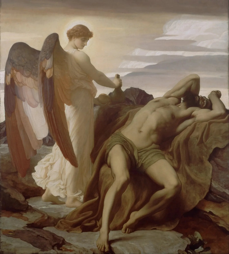 Élie i ørkenen - Frederic Leighton

Source:
Élie dans le désert - Frederic Leighton