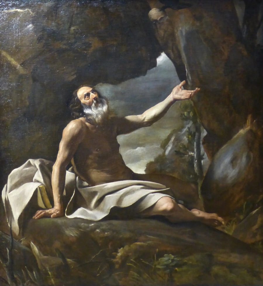 Élie matet av ravnen - Giovanni Lanfranco