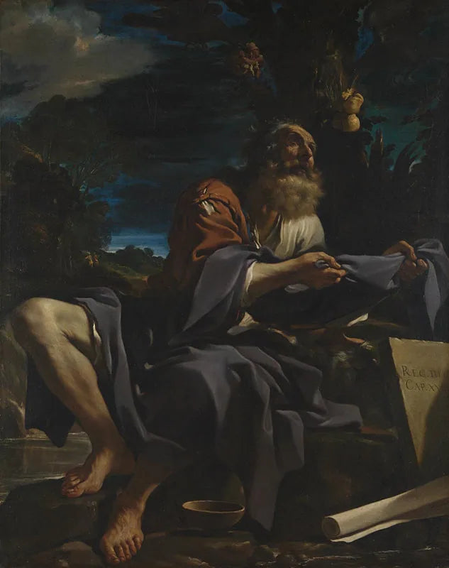 Élie matet av ravner - Guercino